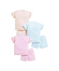 Kids Clothing Set, Baby Girls And Boys Half  Suite And Shorts Pack Of 3-thumb1