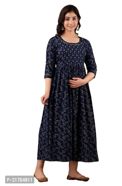 Stylish Cotton Maternity Kurti for Women-thumb0