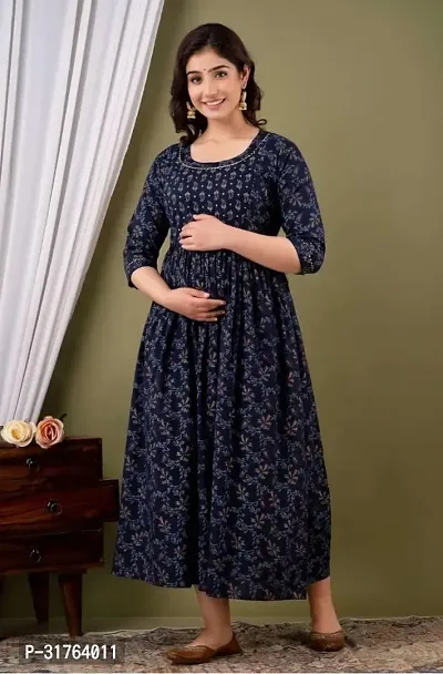 Stylish Cotton Maternity Kurti for Women-thumb5