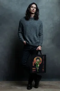 Elegant Canvas Printed Tote Bags-thumb2