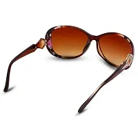 GLAMOSTYL 2022 Women's Oversize Eyewear Butterfly Shape Sunglasses (BROWN)-thumb3