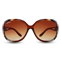 GLAMORSTYL Designer 2022 Butterfly cateye oversize women sunglass(Size Medium) YK0099 (BROWN)-thumb1