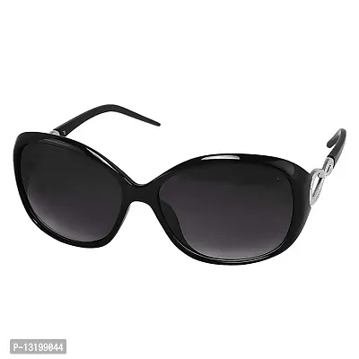GLAMORSTYL Unisex Adult Butterfly Sunglasses Black Frame (Medium) - Pack of 2-thumb2