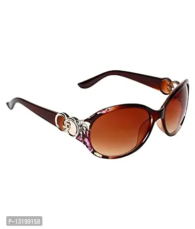 GLAMORSTYL Women's Round Shape Cat eye Oval Shape UV Protection Sunglasses