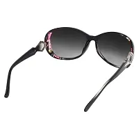 GLAMOSTYL 2022 Women's Oversize Eyewear Butterfly Shape Sunglasses (BLACK)-thumb2