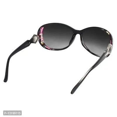 GLAMOSTYL 2022 Women's Oversize Eyewear Butterfly Shape Sunglasses (BLACK)-thumb3