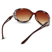 GLAMORSTYL Designer 2022 Butterfly cateye oversize women sunglass(Size Medium) YK0099 (BROWN)-thumb4