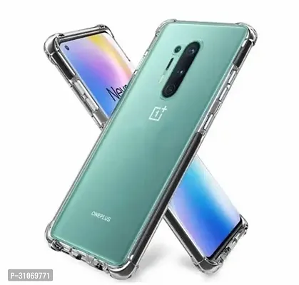 FASCINATING ACCESSORIES UltraThin Back Case Cover for ONEPLUS 8 PRO Air Bag Crystal Clear Silicon AntiDust Plugs Flexible Soft Corner Protection with TPU Slim Back Case Color Cover TRANSPARENT