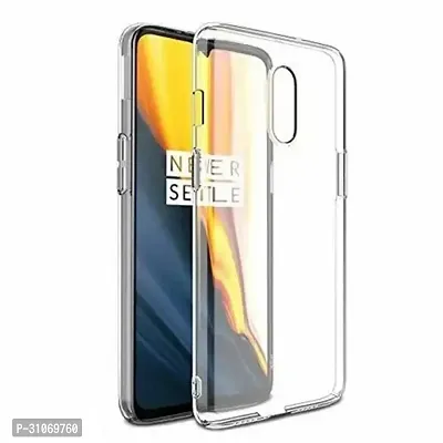 FASCINATING ACCESSORIES UltraThin Back Case Cover for ONEPLUS 7 Air Bag Crystal Clear Silicon AntiDust Plugs Flexible Soft Corner Protection with TPU Slim Back Case Color Cover TRANSPARENT