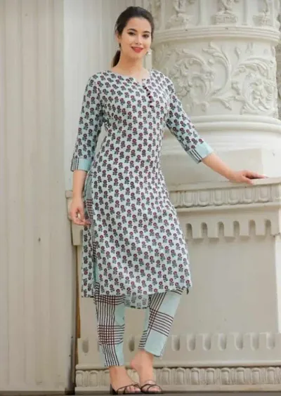 Women's Latest Designer Kurta And Palazzo Set