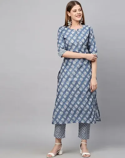 Fancy Cotton Kurta bottom Set For Women