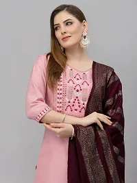 Fancy Cotton Kurta Set For Women-thumb3