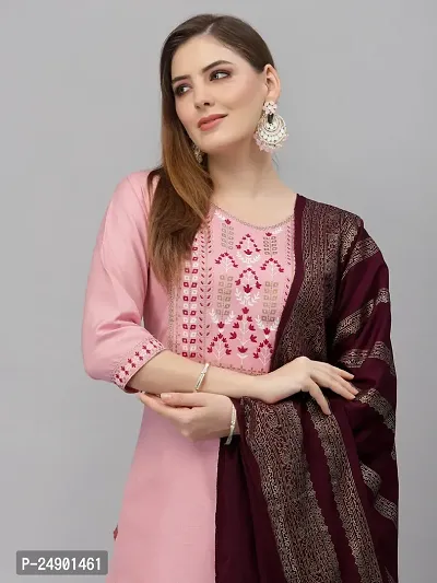 Fancy Cotton Kurta Set For Women-thumb4