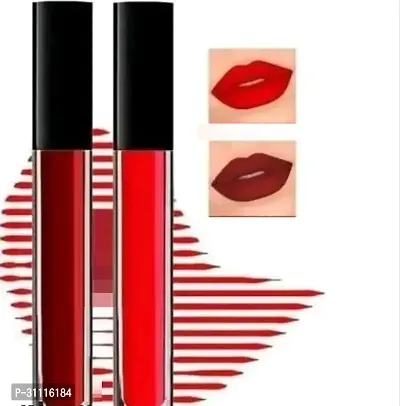 Matte Me Long Lasting Lipstick Red and Mehroon 2 Pcs-thumb0