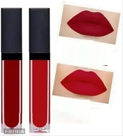 Matte me Maroon and Red color lipstick Pack of 2-thumb0