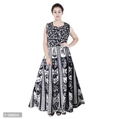 Stylish Cotton Printed Anarkali Kurta-thumb0