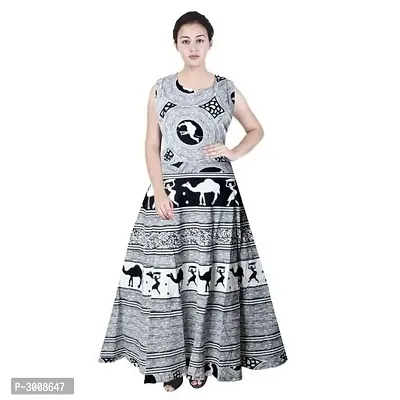 Stylish Cotton Printed Anarkali Kurta