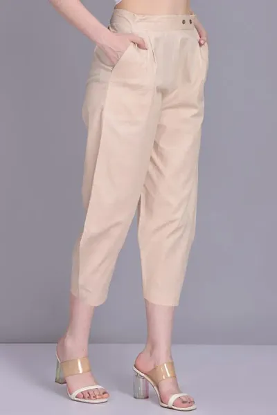 Fancy Baggy Cropped Pant For Women