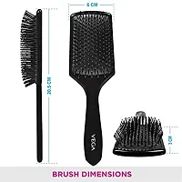 VEGA Premium Collection Mini Paddle Hair Brush for Men  Women, (8586 M)-thumb4