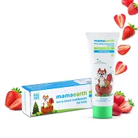 100% NATURAL BERRY BLAST TOOTHPASTE FOR BABIES BY MAMMAA-EARTHH 50GM (PACK OF 2)-thumb3