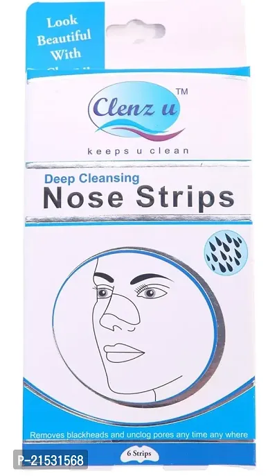 Clenz u Deep Cleansing Nose Strips, 6S