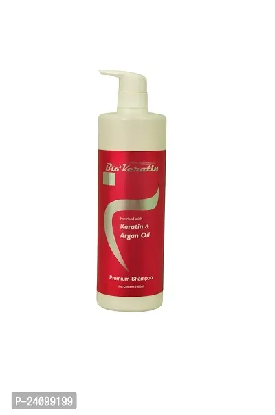 Bio' keratin Dreamron Arganik Smooth Shampoo, With Keratin And Argan Oil For Straighter, Smoother And Shiner Hair shampoo 1000ml