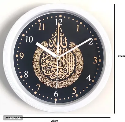 Allah azan Muslim Religious Print Analog Design Wall Clock for Home Bedroom Office Living Room Watch Antique Stylish Clocks Home Decor-thumb3