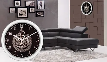 Allah azan Muslim Religious Print Analog Design Wall Clock for Home Bedroom Office Living Room Watch Antique Stylish Clocks Home Decor-thumb1