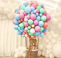 Premium Quality Multicolor Pastel Balloons For Birthday-Anniversary-Engagement-Wedding-Baby Shower-Farewell-Any Special Event Theme Party Decoration - Pack Of 50-thumb1
