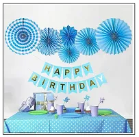 MEEZONE Hanging Fan with Birthday Banner Pack of 7 Pcs-thumb2