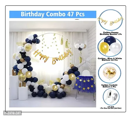 Birthday Decoration Items for Husband - 47 Pcs-thumb0