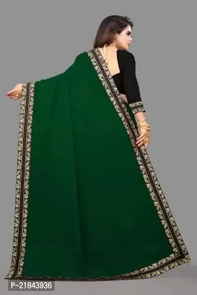 Stylish Fancy Designer Georgette Saree With Blouse Piece For Women-thumb2