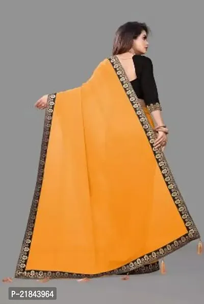 Stylish Fancy Designer Georgette Saree With Blouse Piece For Women-thumb2