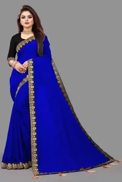 Must Have Georgette Saree with Blouse piece 