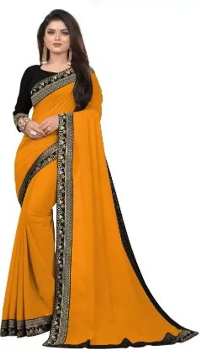 Stylish Fancy Designer Georgette Saree With Blouse Piece For Women