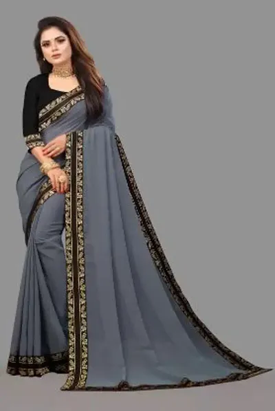 Elegant Georgette Saree with Blouse piece 