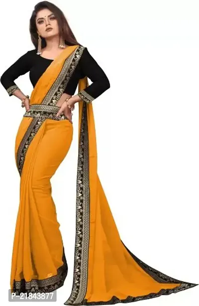 Stylish Fancy Designer Georgette Saree With Blouse Piece For Women-thumb2