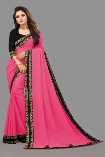 Trending Georgette Saree with Blouse piece 