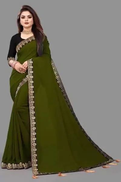 Best Selling Georgette Saree with Blouse piece 