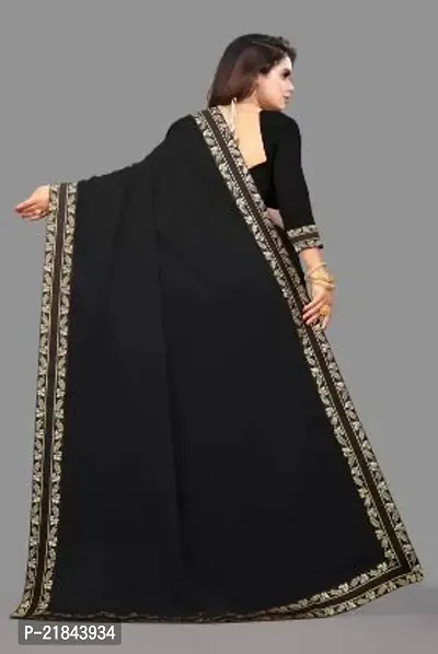 Stylish Fancy Designer Georgette Saree With Blouse Piece For Women-thumb2