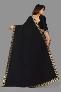 Stylish Fancy Designer Georgette Saree With Blouse Piece For Women-thumb1