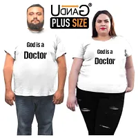 UDNAG Unisex Round Neck Graphic Doctor   is a Docter Polyester T-Shirt White-thumb3