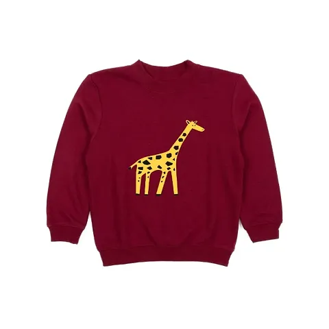 Comfy Cotton Printed Sweatshirt For Baby Boys And Kids