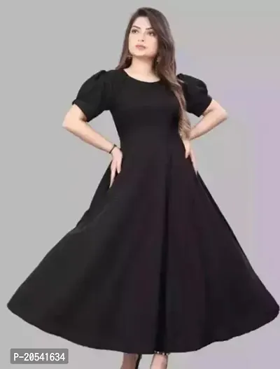 Stylish Fancy Designer Crepe Solid Straight For Women