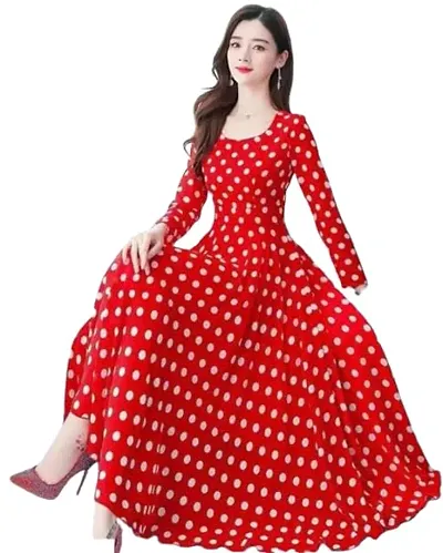 Stylish Fancy Designer Crepe A-Line Dress For Women