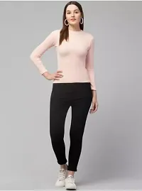 Classic Cotton Lycra Solid Tops for Women-thumb2