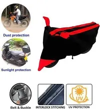 Waterproof Two Wheeler Cover for Universal For Bike(Pulsar 150 Multicolor)-thumb2