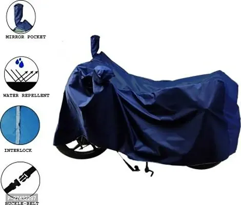 Human Plus Waterproof Two Wheeler Cover for Honda(Activa 6G Blue)-thumb2