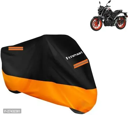 Horseyaart Waterproof Two Wheeler Cover for Yamaha(MT 15 Orange)