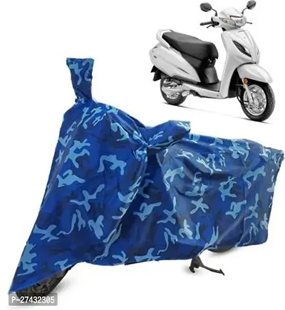 st enterprises Two Wheeler Cover for Honda(Activa 6G Blue)